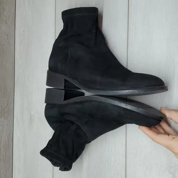 Sesto Meucci Womens Ankle Leather Boots shoes sz 7.5M