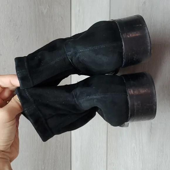 Sesto Meucci Womens Ankle Leather Boots shoes sz 7.5M