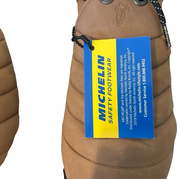 Size 10.5 W Men’s Michelin Pilot Sledge Toe Metatarsal Work Boots - NWT