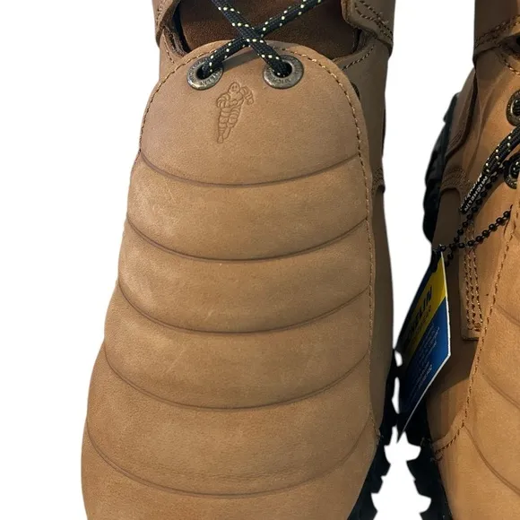 Size 10.5 W Men’s Michelin Pilot Sledge Toe Metatarsal Work Boots - NWT