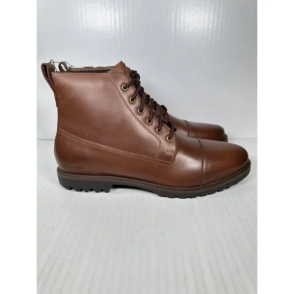 Size 13 COLE HAAN Men's Original Grand  Lug Boots Brown (Bayou Color) NEW