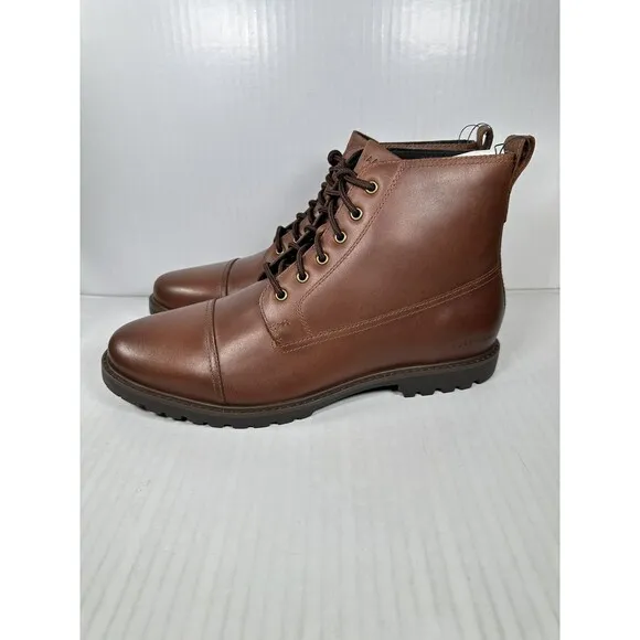 Size 13 COLE HAAN Men's Original Grand  Lug Boots Brown (Bayou Color) NEW