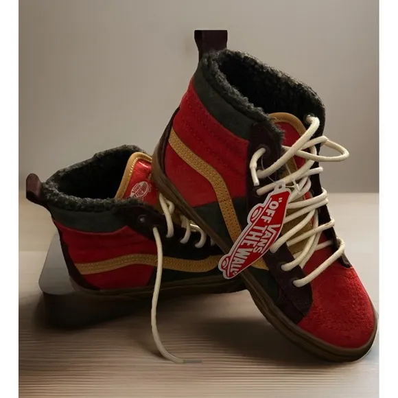 Size Men's  5.5 - VANS Sk8- 46 MTE DX High Poinsettia Women's 7