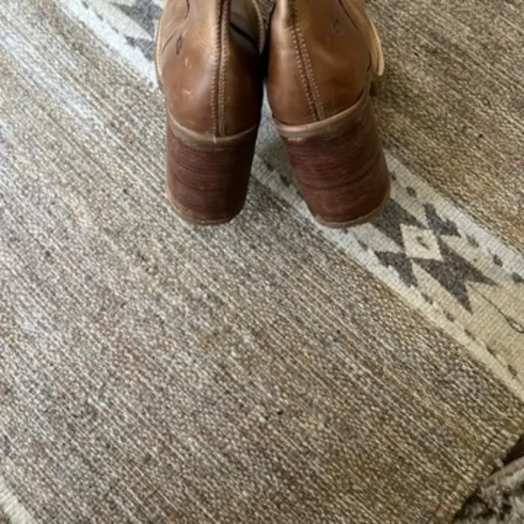 Skechers Brown Combat Moto Boots Leather