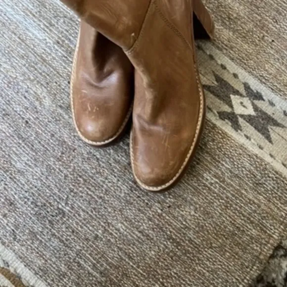 Skechers Brown Combat Moto Boots Leather