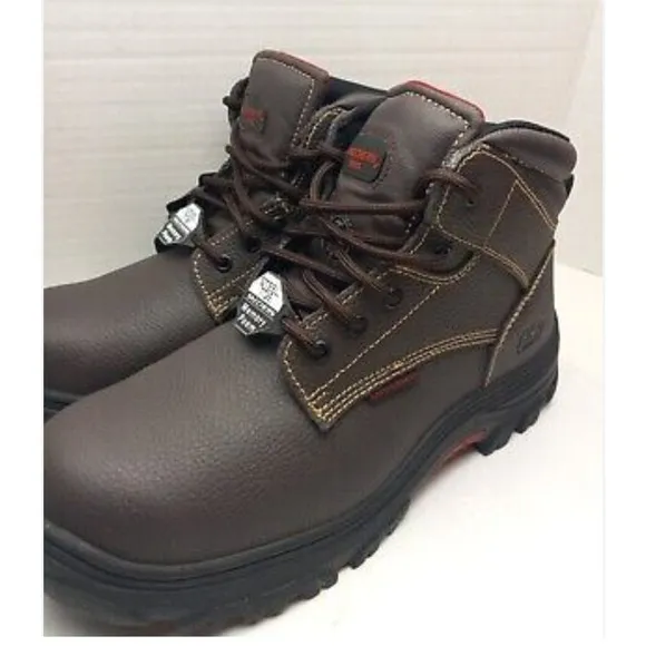 Skechers Men's Burgin-Tarlac Industrial Boot, Brown, Size 10