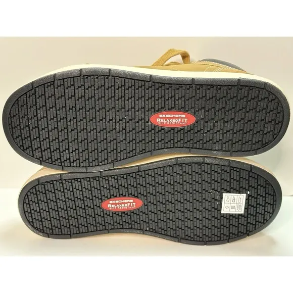 Skechers, Watab Comp Toe, Slip Resistant Work Shoes, Mens Size 9.5