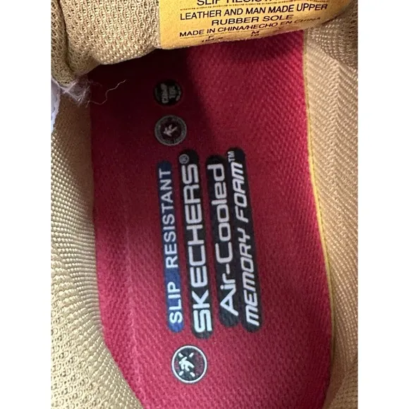 Skechers, Watab Comp Toe, Slip Resistant Work Shoes, Mens Size 9.5