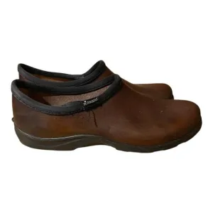 Sloggers Mens Rain And Garden Boots Leather Size 11 Brown