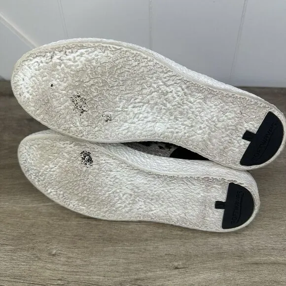 Softwaves Arch Support Snakeskin Sneakers Leather Comfort Shoes Size‎ 37 US 6.5