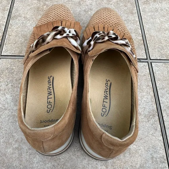 Softwaves Women's Caddie Cognac Suede