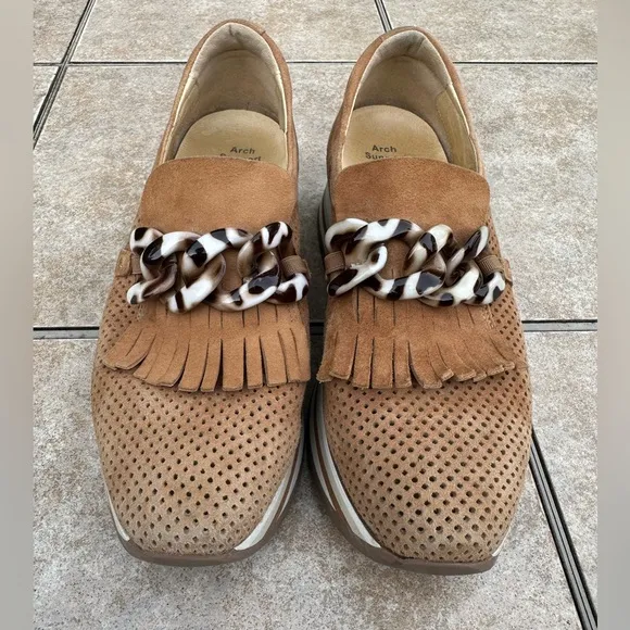 Softwaves Women's Caddie Cognac Suede