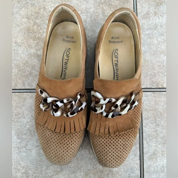 Softwaves Women's Caddie Cognac Suede