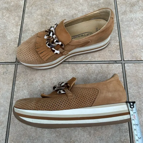 Softwaves Women's Caddie Cognac Suede