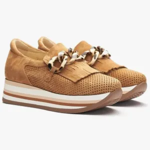 Softwaves Women's Caddie Cognac Suede
