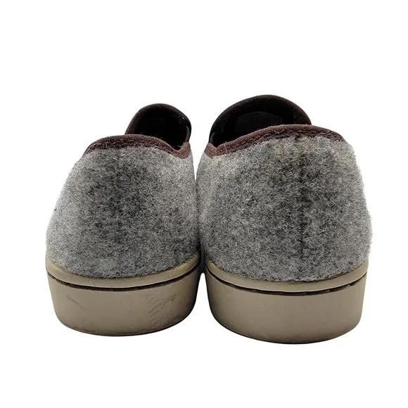Sorel Campsneak Womens 8 Casual Camel Suede Gray Wool Slip On - NL2978-908