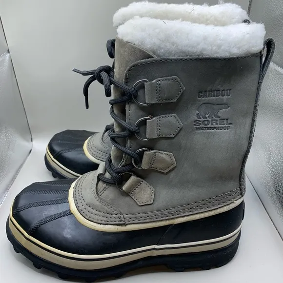 SOREL Caribou Shale Stone Womens‎ Boots Size 8 Never worn