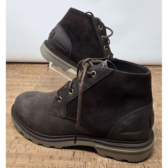 SOREL Carson Chukka WP Boots Mens 7.5 Casual‎ Preppy Brown