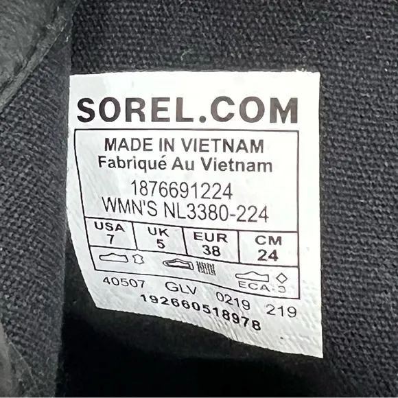 Sorel Cate Boots Zip Camel Brown Womens Shoes Size 7‎