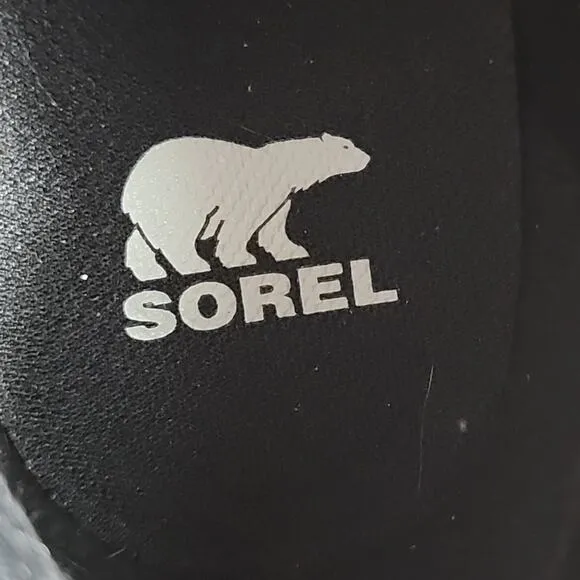 SOREL EVIE ll ●WOMEN'S 8.5●ZIPP  ANKLE BOOTIE FULL GRAIN LEATHER WATERPROOF NWOB