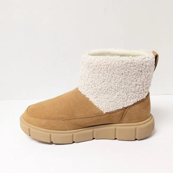 Sorel Explorer III Slip-On Cozy Boots, Tan Suede, Women's 7.5