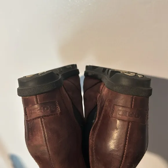 Sorel Joan of Arc Chelsea Wedge Boots, Booties, Brown, Size 8.5