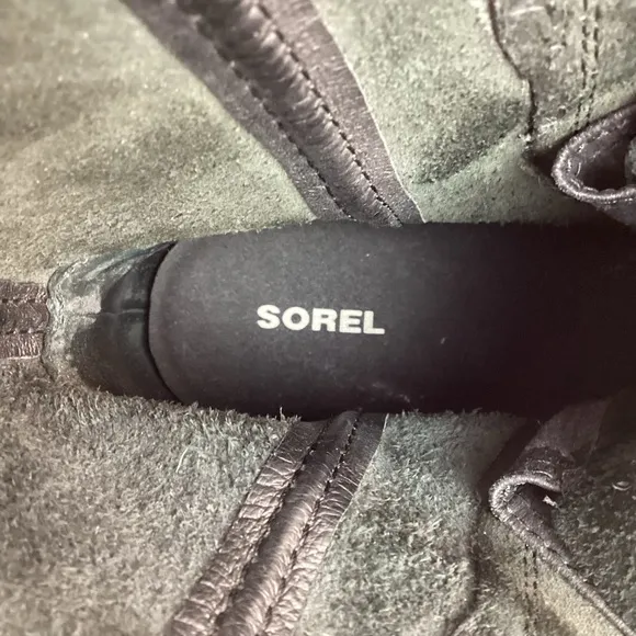SOREL Joan Of Arctic ll Hidden Wedge Leather Waterproof Boots Black