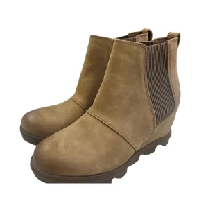 Sorel Joan of Arctic Wedge II Chelsea Boots - Ash Brown (Size 7.5 US)​