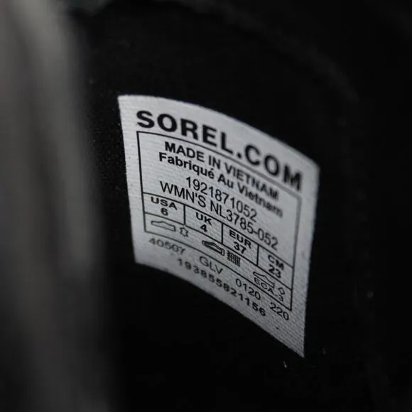 Sorel Lolla II Waterproof Grey Quarry Leather Studded Ankle Boot
