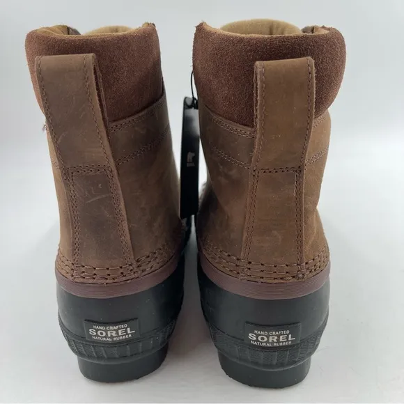 Sorel Men’s Cheyanne II Brown l- Size 8 -Waterproof Leather Lace Duck Boots