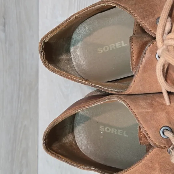Sorel Mens Leather Oxford Boots shoes sz 11