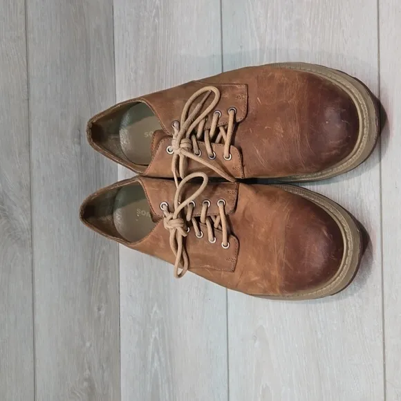 Sorel Mens Leather Oxford Boots shoes sz 11