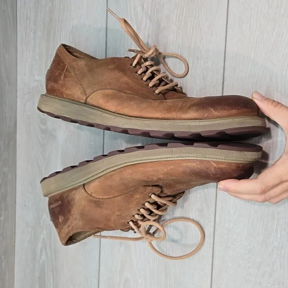 Sorel Mens Leather Oxford Boots shoes sz 11