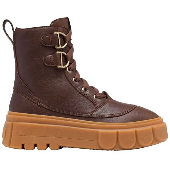 SOREL NWOB Caribou X Lace WP Leather Platform Boot