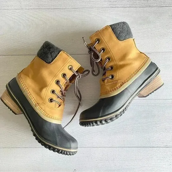 Sorel Slimpack II Lace Boots Sz 7