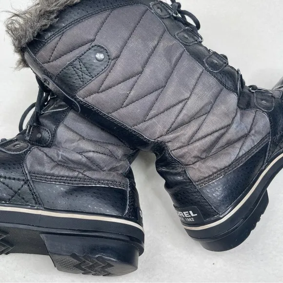Sorel TOFINO II Women's Waterproof Boot Black Stone Size 10.5