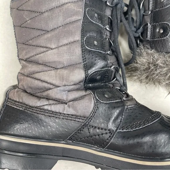 Sorel TOFINO II Women's Waterproof Boot Black Stone Size 10.5