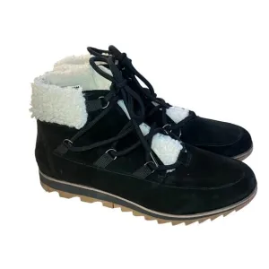 Sorel Women’s Harlow Lace Cozy Bootie Winter Boots Size 10.5 Shearling