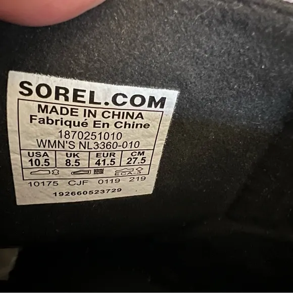 Sorel Women's Joan of Arctic Wedge II Buckle Boots Size 10.5