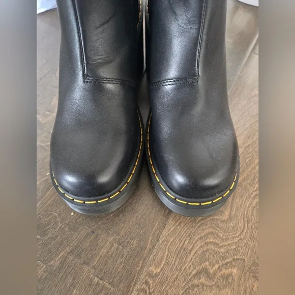 Spence Leather Flared Heel Chelsea Boots New In Box Size 9 Black