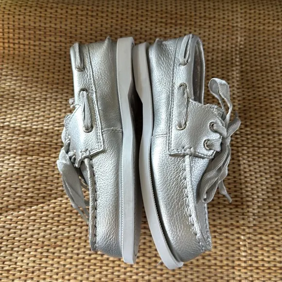🔥Sperry | Authentic Original Silver Boat Shoes