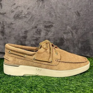Sperry x Brooks Brothers Loafers Mens 11.5 M Brown Suede Leather Boat‎ Shoes New