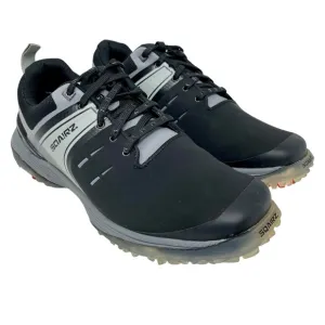 SQAIRZ Black Speed Men's Golf Shoes Sz 8 Performance Spikes Athletic Waterproof