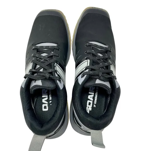 SQAIRZ Black Speed Men's Golf Shoes Sz 8 Performance Spikes Athletic Waterproof