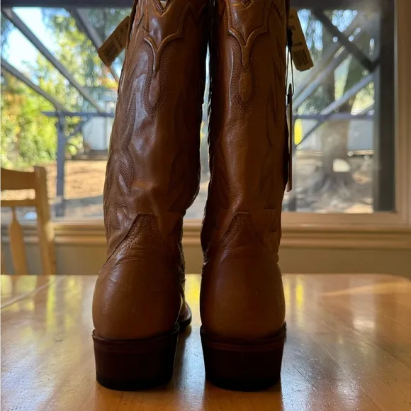 Stetson Tan Cowboy Western Boots Classic Style! Timeless 🤠🤎