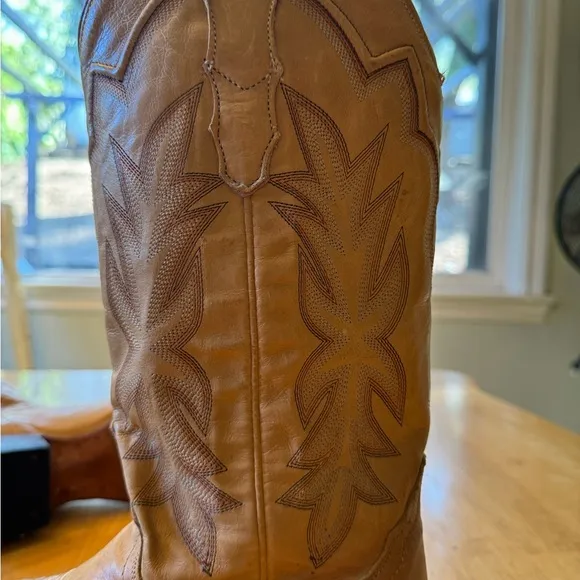 Stetson Tan Cowboy Western Boots Classic Style! Timeless 🤠🤎
