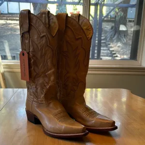 Stetson Tan Cowboy Western Boots Classic Style! Timeless 🤠🤎