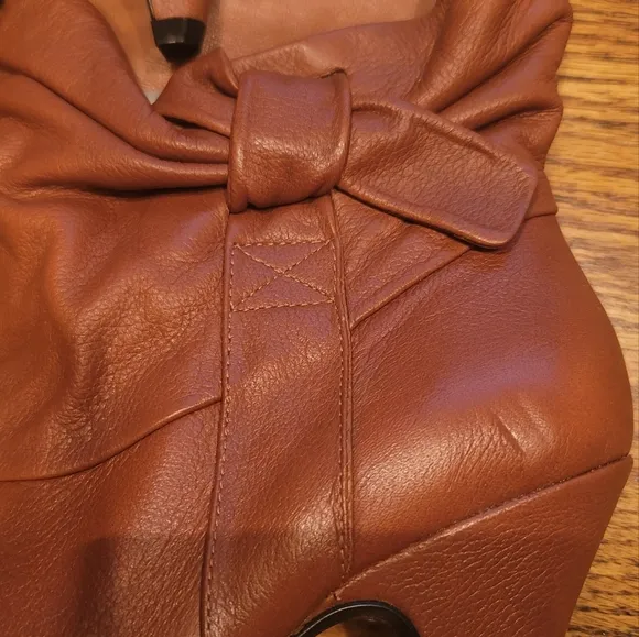 Steve Madden Cognac Brown Caramel Leather Ankle Heel Boots Shoes