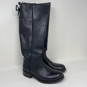 Steve Madden Lover Women's Above-Knee Boots Black Leather 6.5M