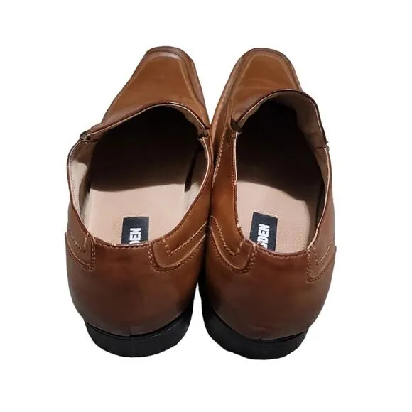 Steve Madden Men's Brown Leather Dress Shoes Sz 13W